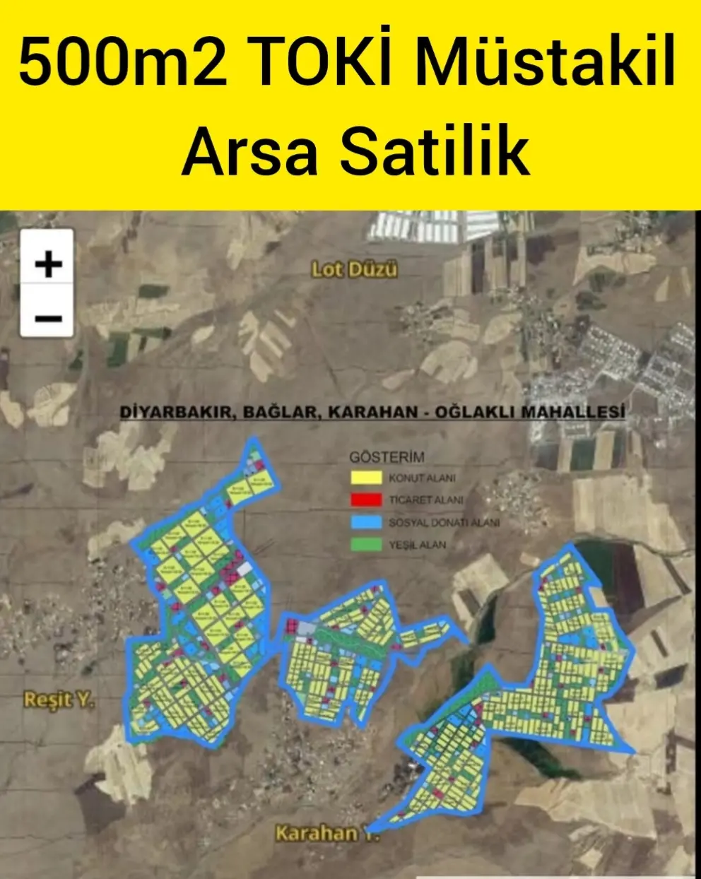 oğlakli satilik arsa